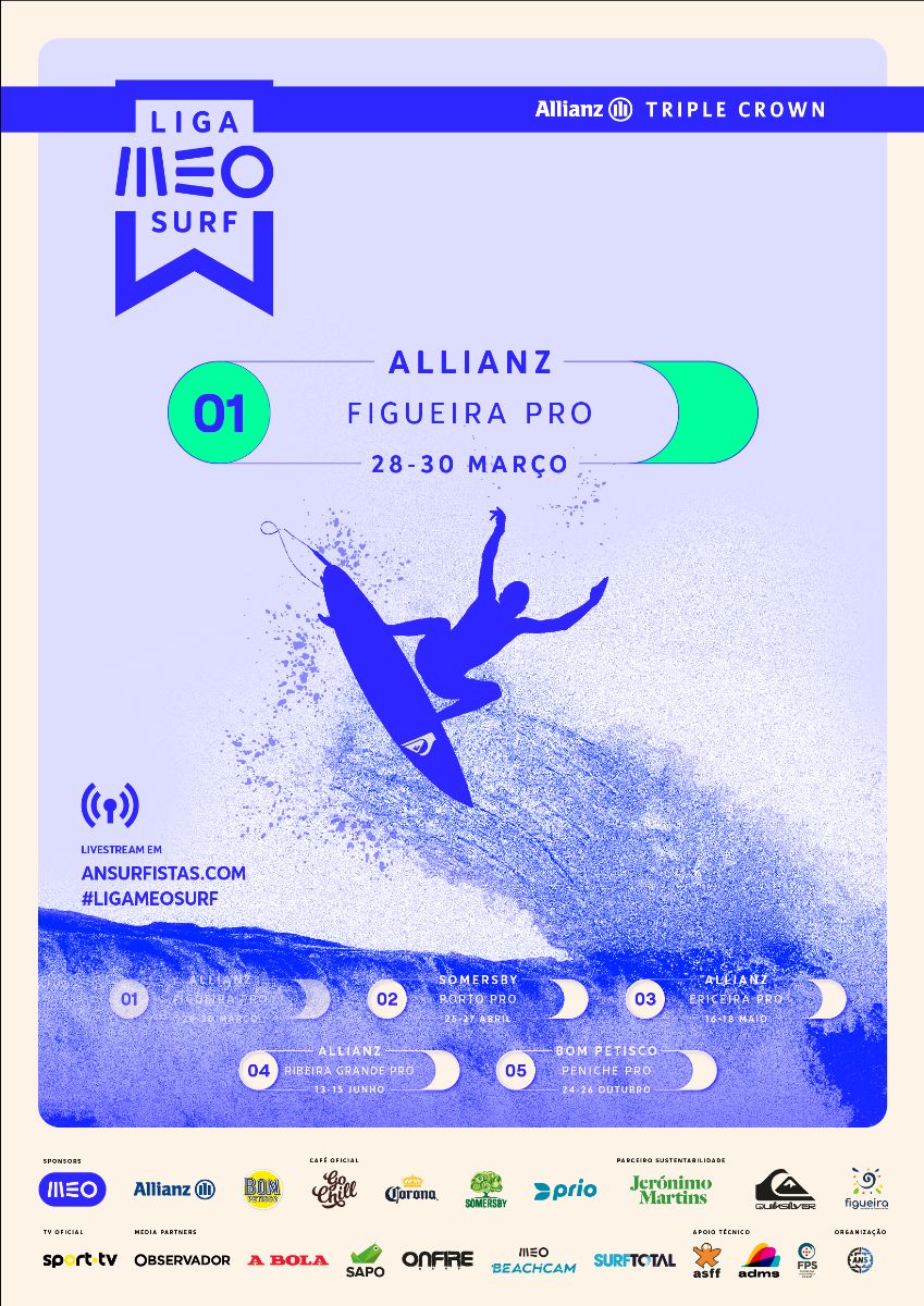 Liga MEO Surf 1. Tour Stop in Figueira da Foz