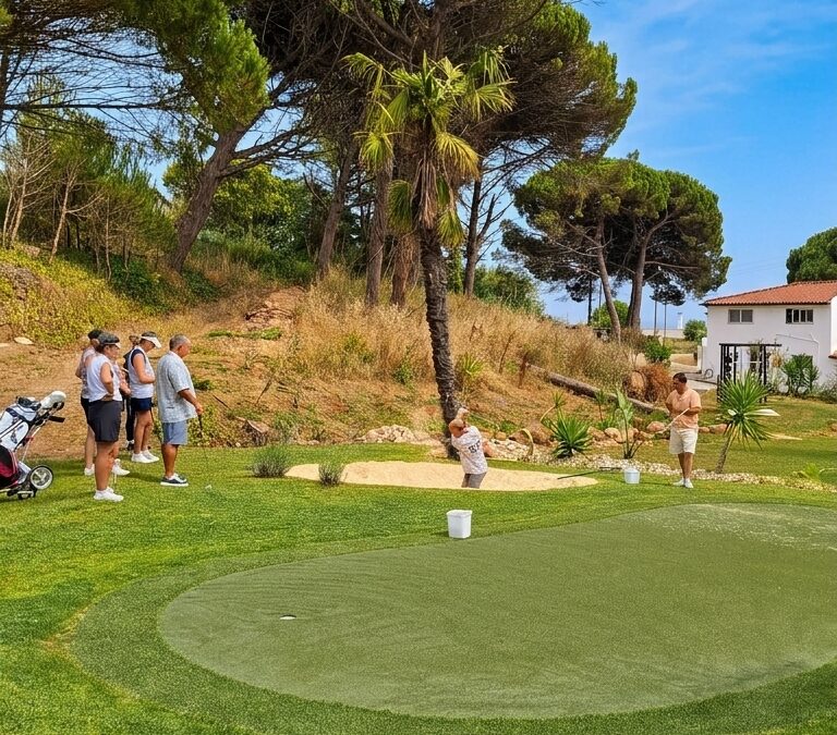 Erster Golf-Workshop auf unserer neuen Golf Practice Area